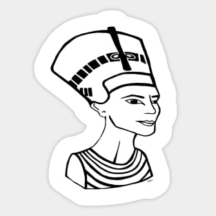 Queen Nefertiti Sticker